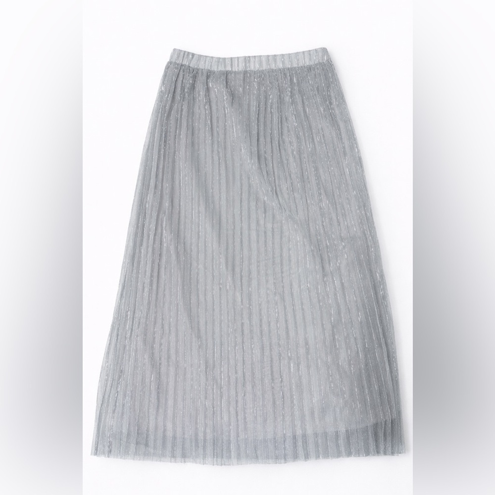 Pull & Bear Pleated Shimmer Skirt – Size 28